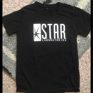 Unisex star lab flash Barry Allen t shirt